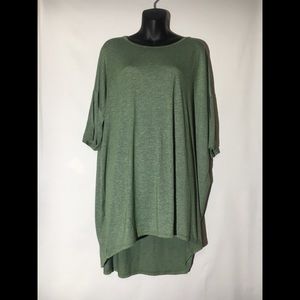 LuLaRoe Irma Tunic Green Size XL EUC